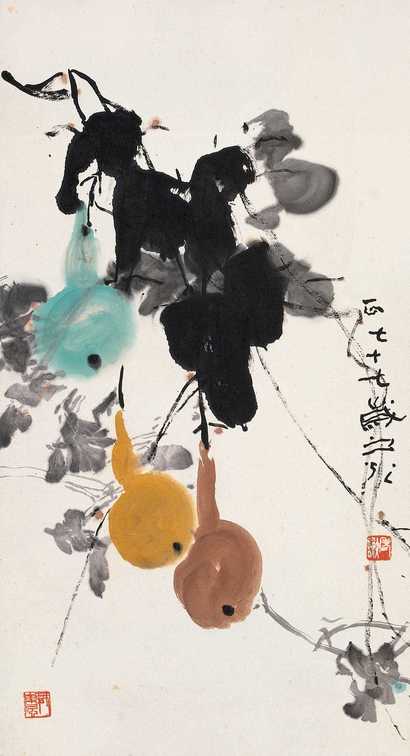 谢之光 大吉图 立轴